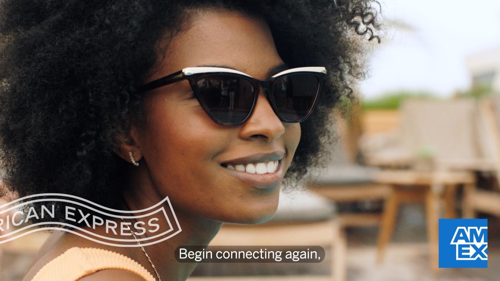 American Express Travel campaign asset