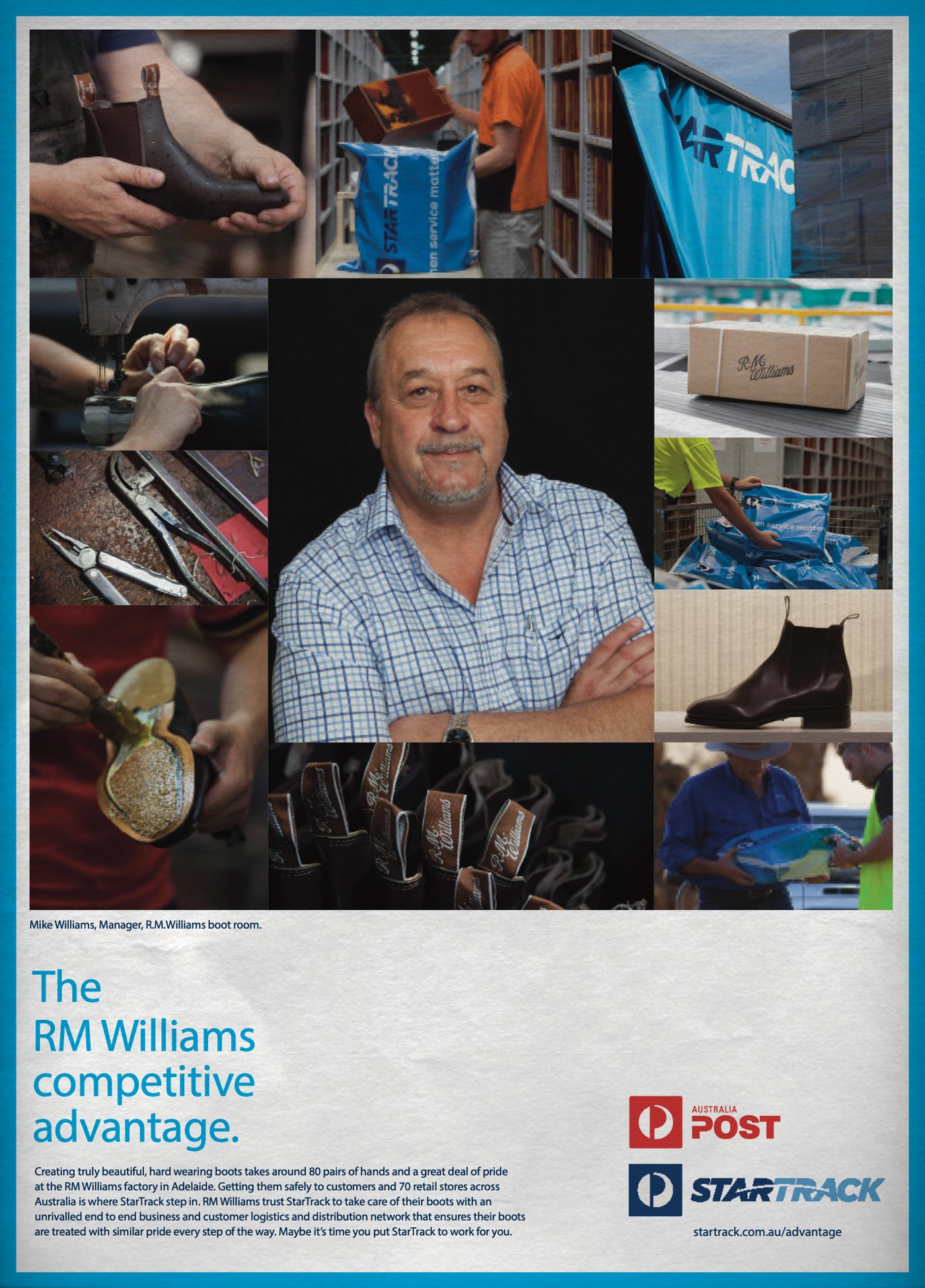 Australia Post R.M.Williams poster
