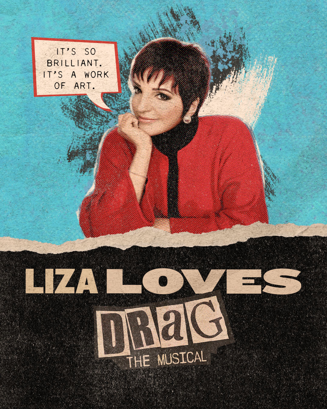 Paid social ad: Liza Loves Drag