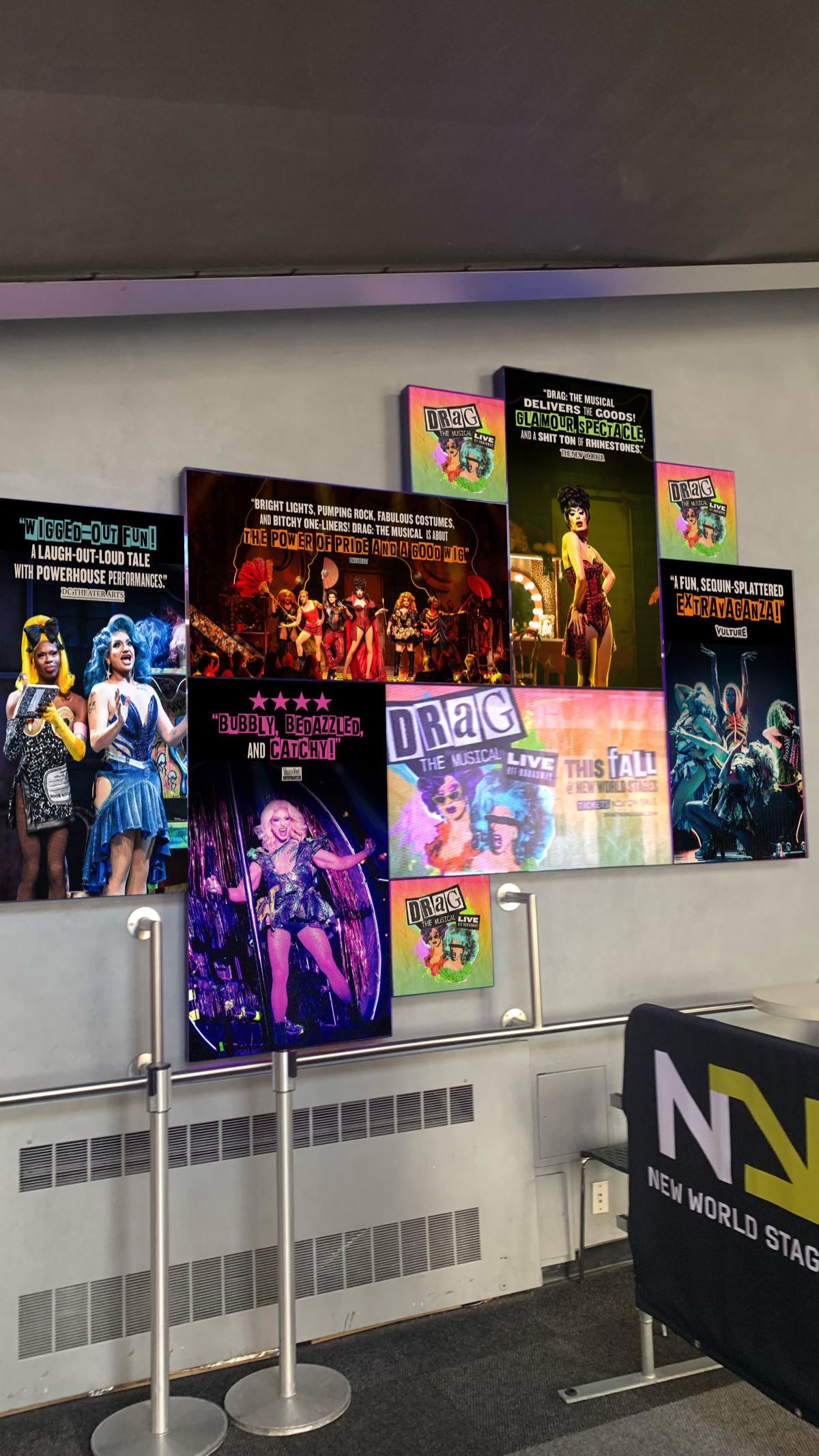 Venue signage mosaic