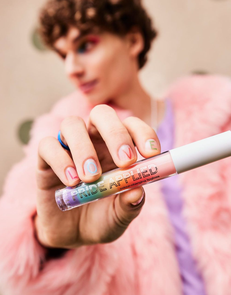 essence cosmetics Pride campaign asset