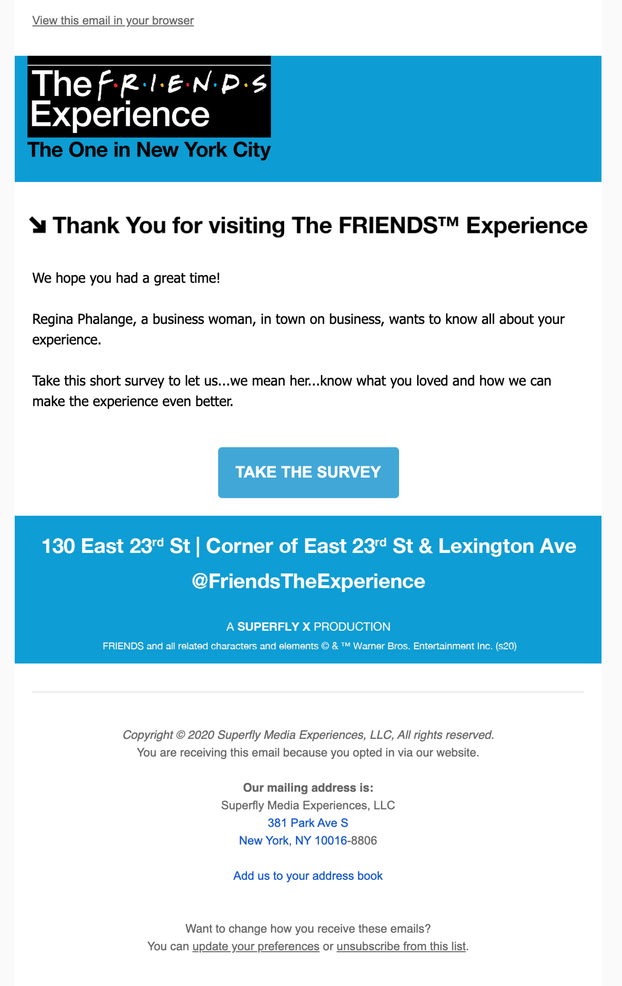 The FRIENDS Experience asset