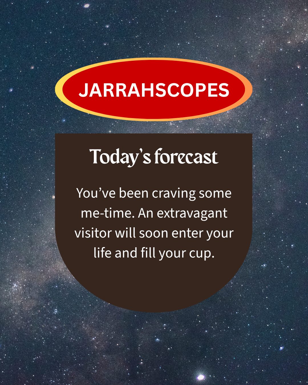 Jarrah social post: Jarrahscopes post 2