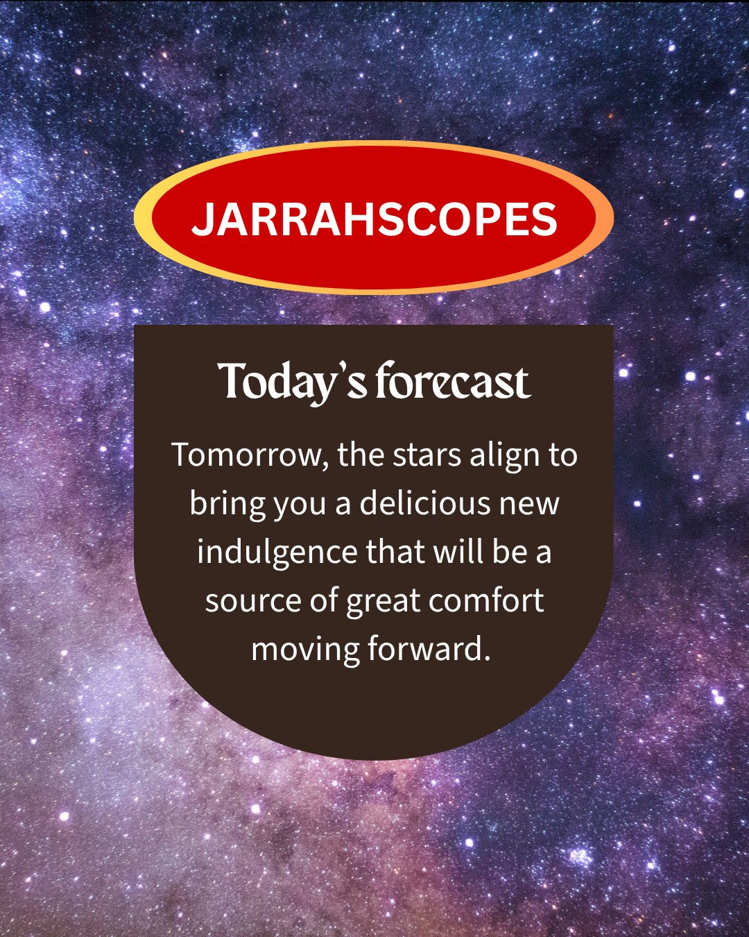 Jarrah social post: Jarrahscopes post 3