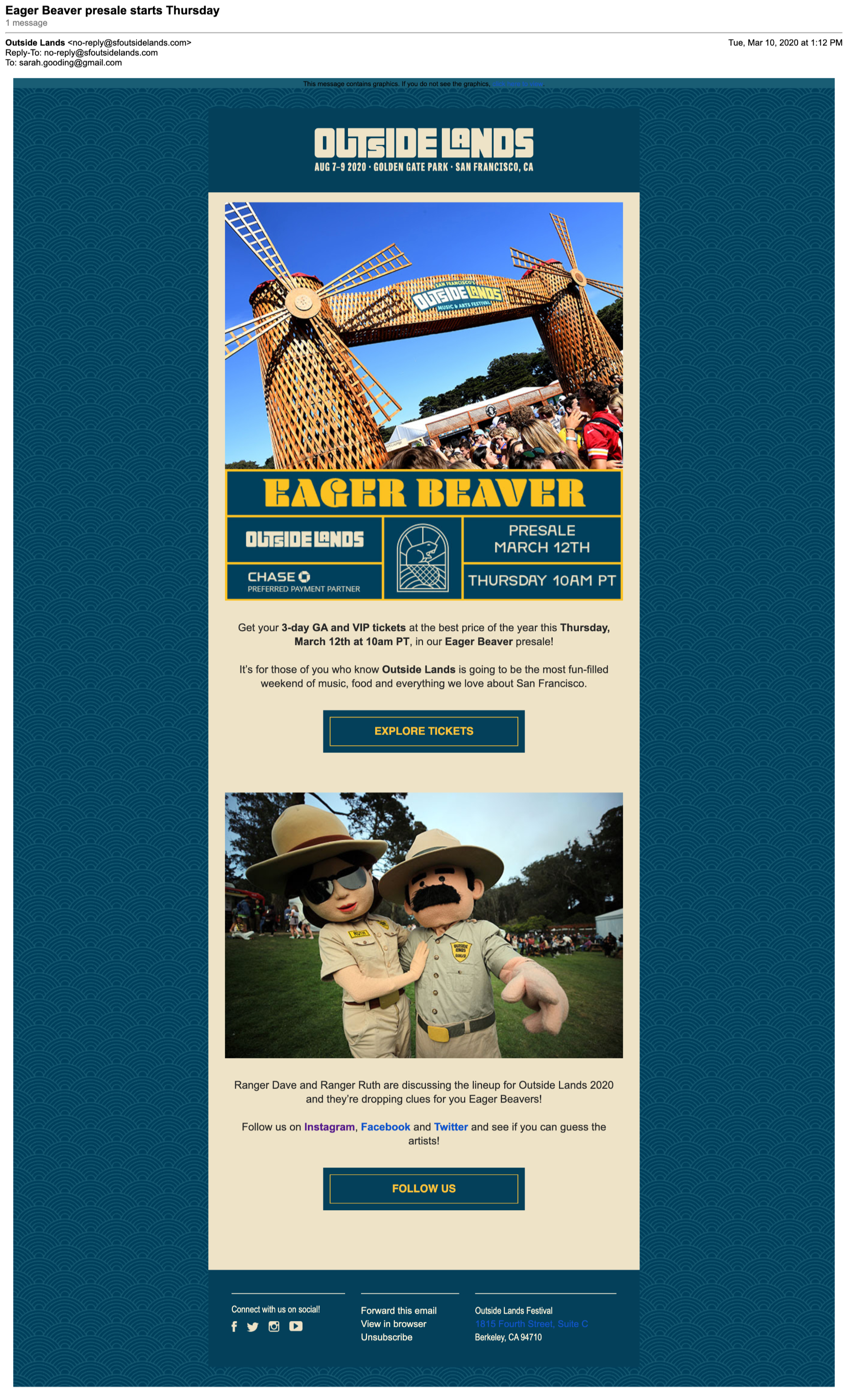 Outside Lands marketing graphic