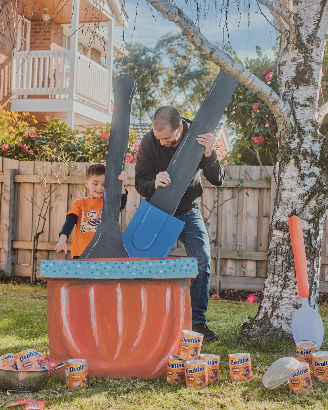 Ovaltine social post: Father's Day post