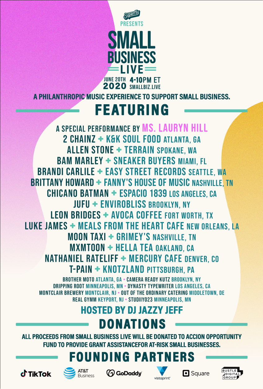 Small Business Live lineup poster
