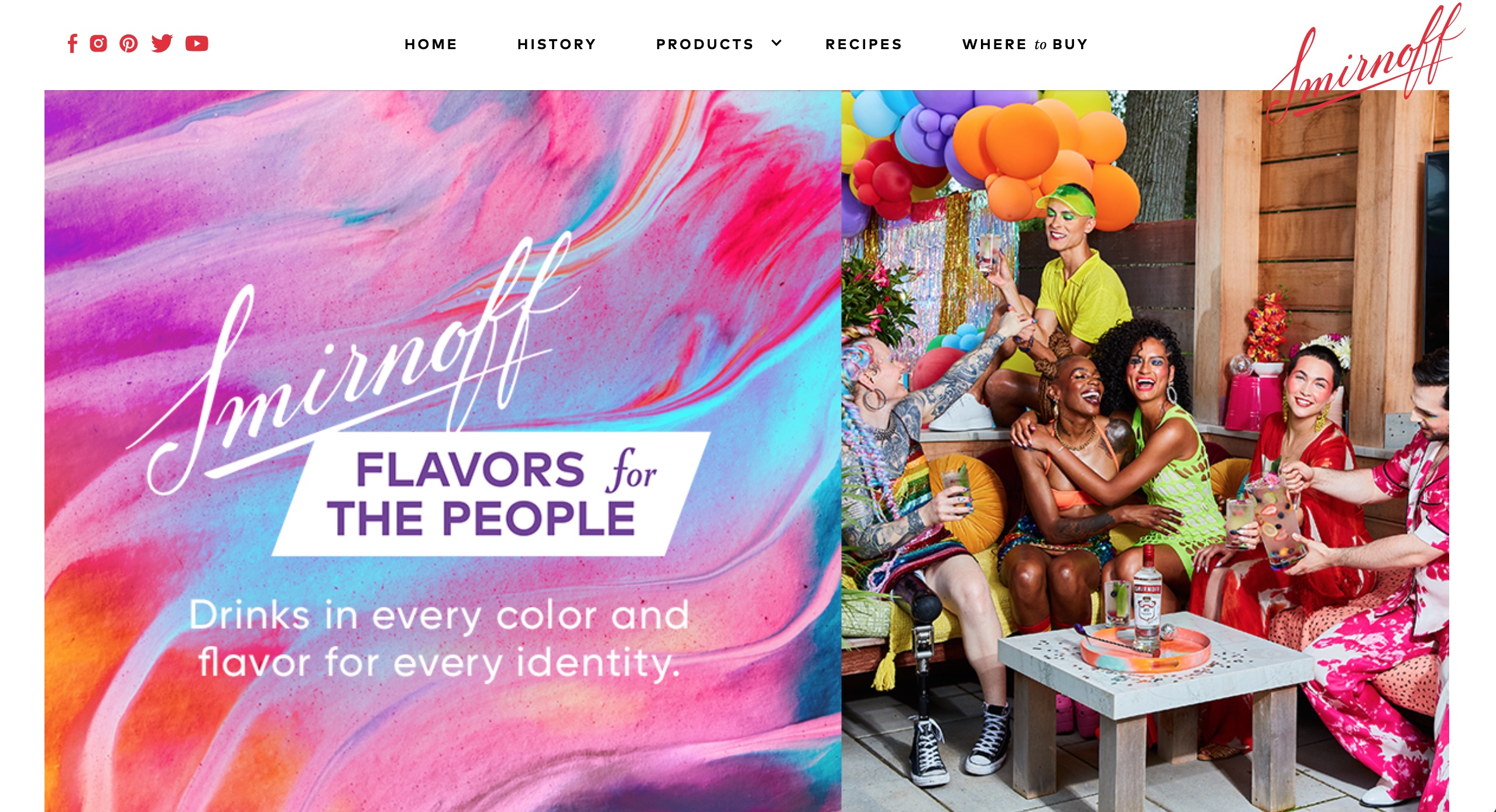 Smirnoff Pride campaign asset
