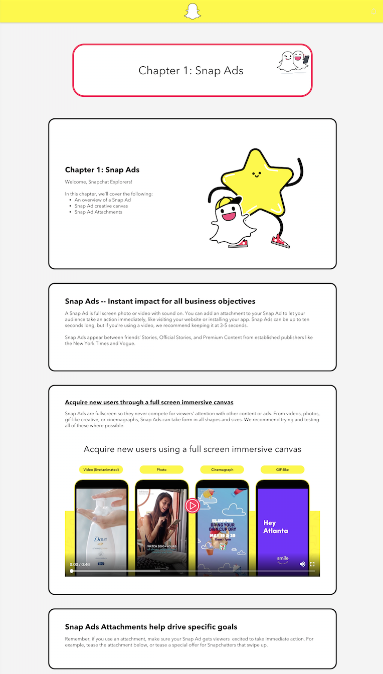 Snapchat education platform asset
