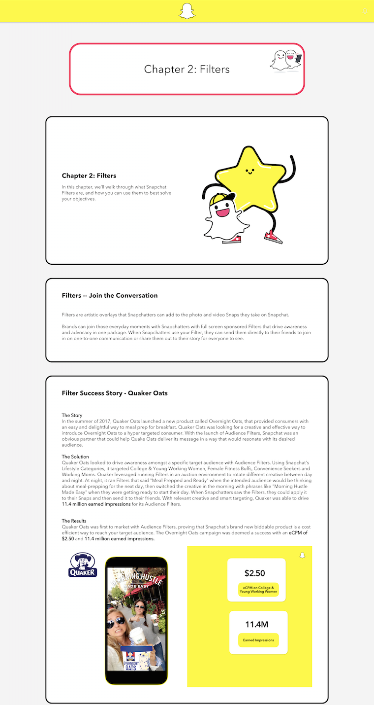 Snapchat education platform asset