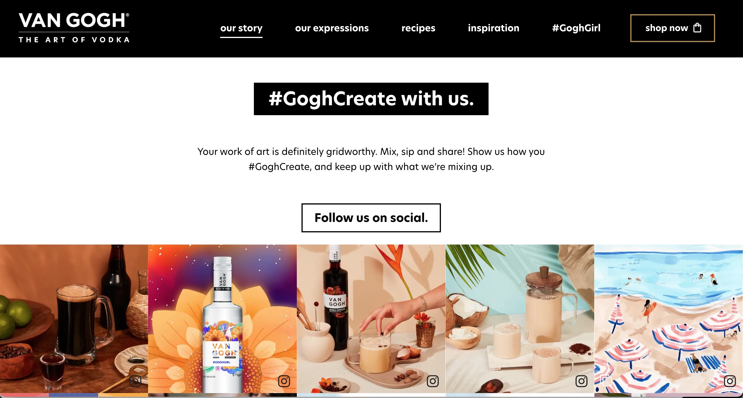 Van Gogh Vodka rebrand asset