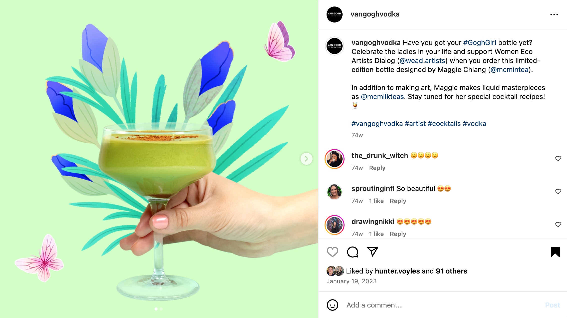 Van Gogh Vodka rebrand asset