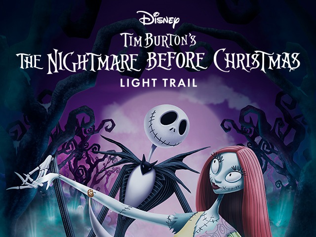 Nightmare Before Christmas Light Trail